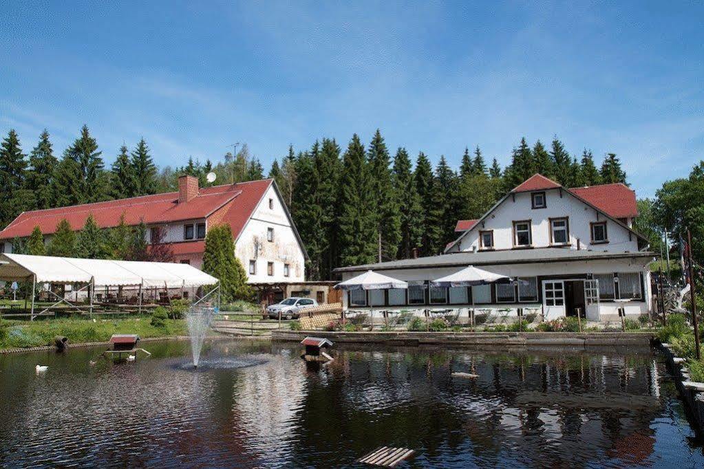 Pension Waldschanke Geyer Esterno foto